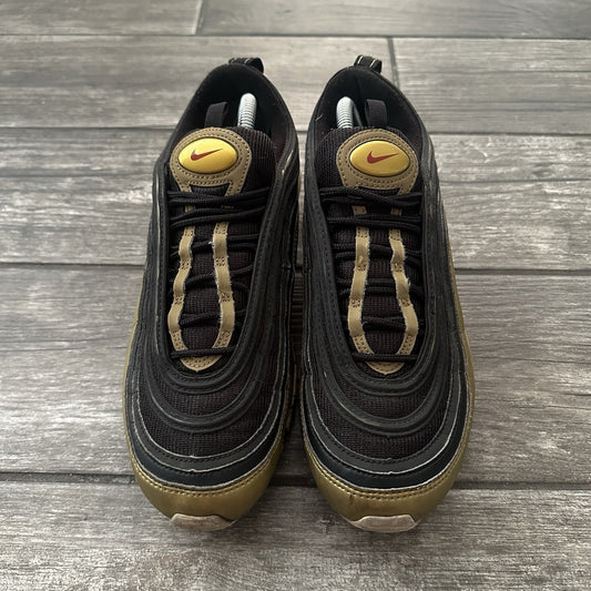 NIKE AIR MAX 97 QS B-SIDES METALLIC GOLD AT5458-002 SZ 9.5 SNEAKERS NO BOX Yesterday's Fits Clothing Fashion Vintage Streetwear Fashion Item