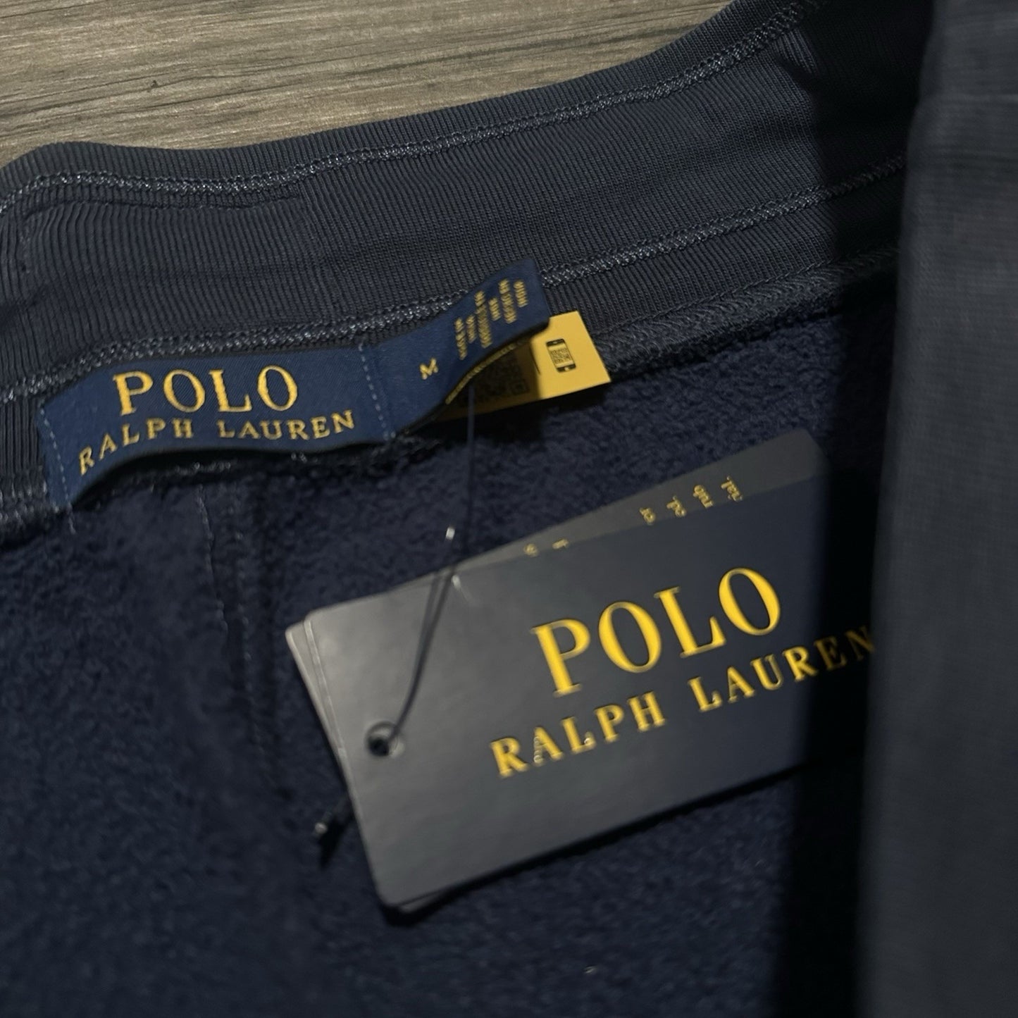 NWT POLO RALPH LAUREN P-WING ATHL DEV 67 BLUE YELLOW ATHLETIC SWEAT SHORTS SZ M Yesterday's Fits Clothing Fashion Vintage Streetwear Fashion Item
