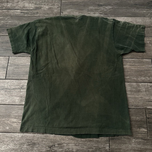VTG SAN JOSE SABERCATS GREEN FADED DISTRESSED T-SHIRT TEE SZ XXL ARENA FOOTBALL Yesterday's Fits Clothing Fashion Vintage Streetwear Fashion Item