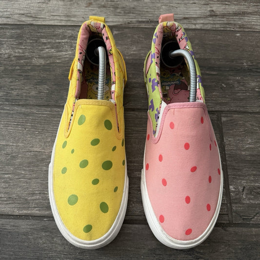 NICKELODEON SPONGEBOB SQUAREPANTS PATRICK STAR SLIP ON SNEAKERS SHOES MENS 8.5 Yesterday's Fits Clothing Fashion Vintage Streetwear Fashion Item