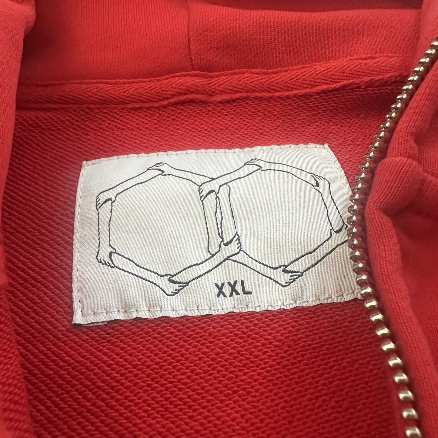OTA LAS VEGAS ON THE ARM FULL ZIP RED HOODIE SWEATSHIRT HEAVYWEIGHT XXL (J) Yesterday's Fits Clothing Fashion Vintage Streetwear Fashion Item
