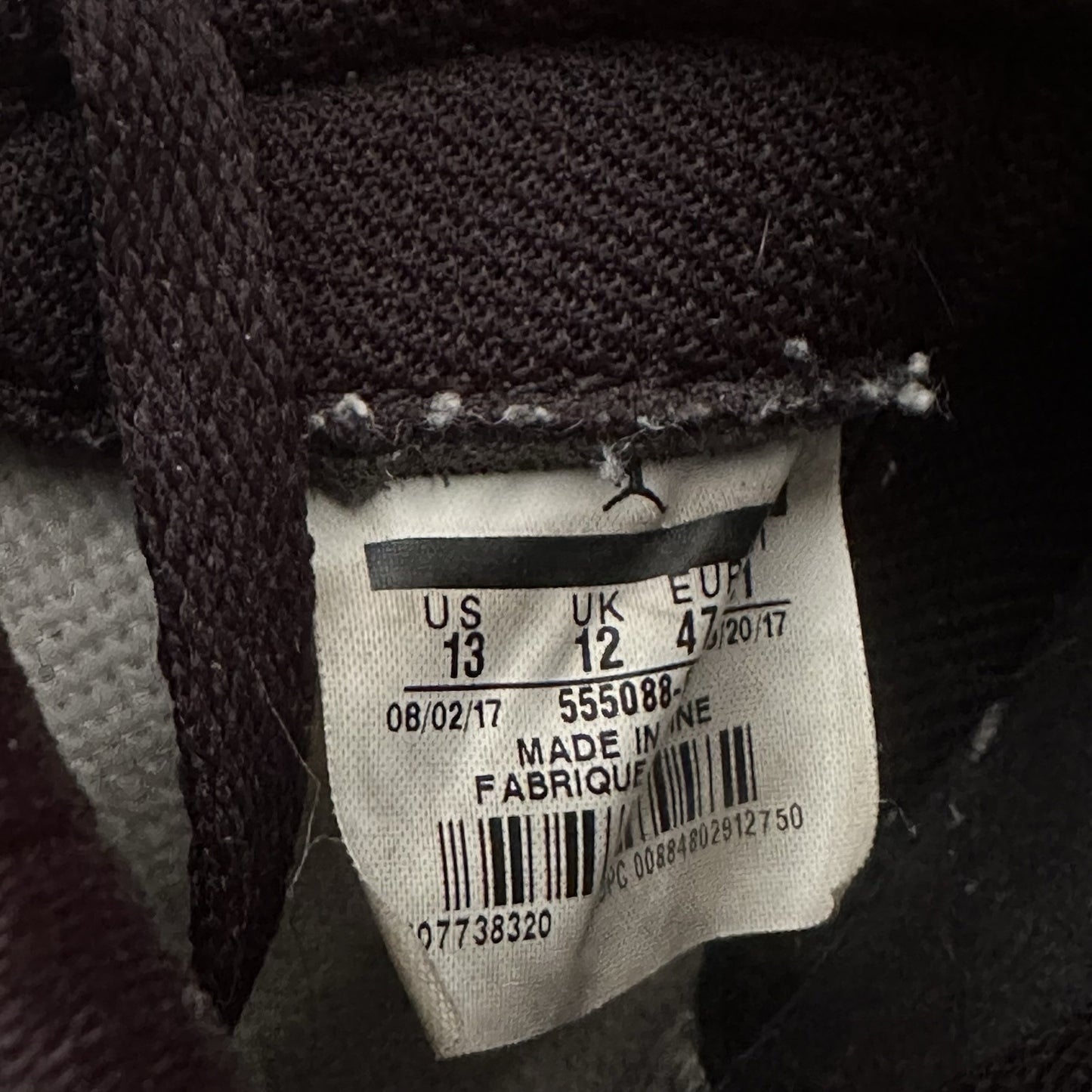 AIR JORDAN 1 HI RETRO BRED TOE 555088-610 BLACK RED WHITE SZ 13 NO BOX SNEAKERS Yesterday's Fits Clothing Fashion Vintage Streetwear Fashion Item