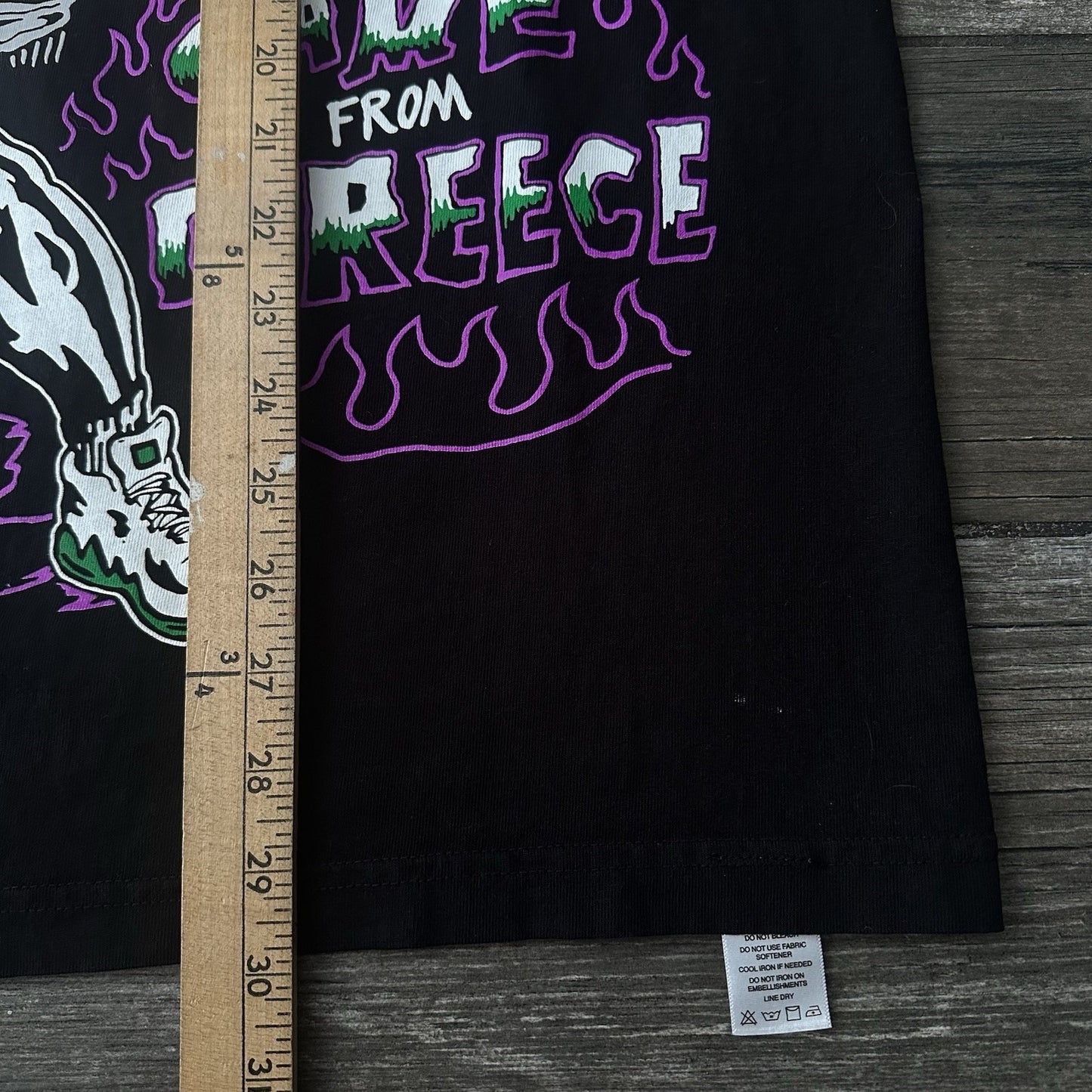 WARREN LOTAS MILWAUKEE BUCKS GIANNIS ANTETKOUNMPO BLACK T-SHIRT SZ L GREECE Yesterday's Fits Clothing Fashion Vintage Streetwear Fashion Item