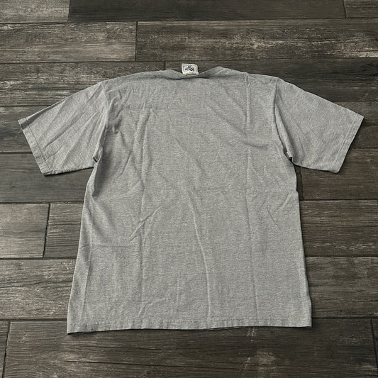 VTG LEE SPORT OAKLAND RAIDERS SPELL OUT LOGO T-SHIRT TEE GRAY BLACK SZ XL Yesterday's Fits Clothing Fashion Vintage Streetwear Fashion Item