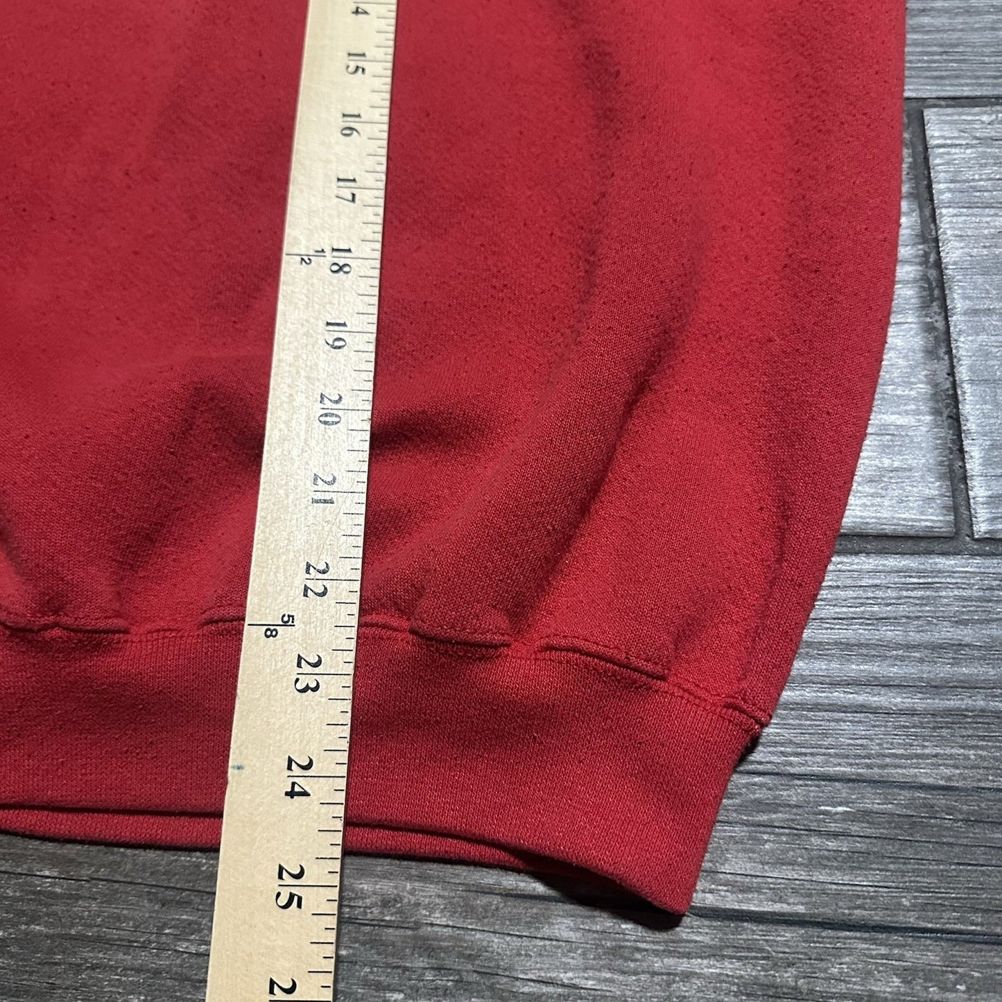 VTG 90s LOGO ATHLETIC OHIO STATE BUCKEYES RED PULLOVER SWEATSHIRT SZ L Yesterday's Fits Clothing Fashion Vintage Streetwear Fashion Item