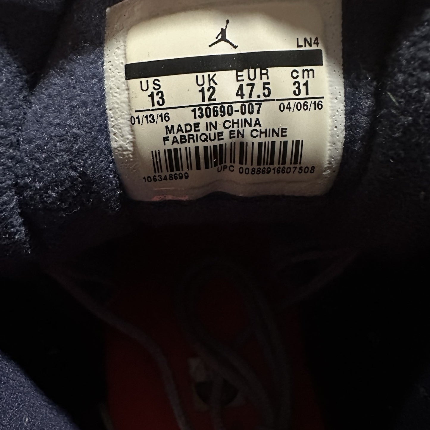 AIR JORDAN 12 RETRO GREY UNIVERSITY BLUE WHITE 130690 007 NO BOX SZ 13 SNEAKERS Yesterday's Fits Clothing Fashion Vintage Streetwear Fashion Item