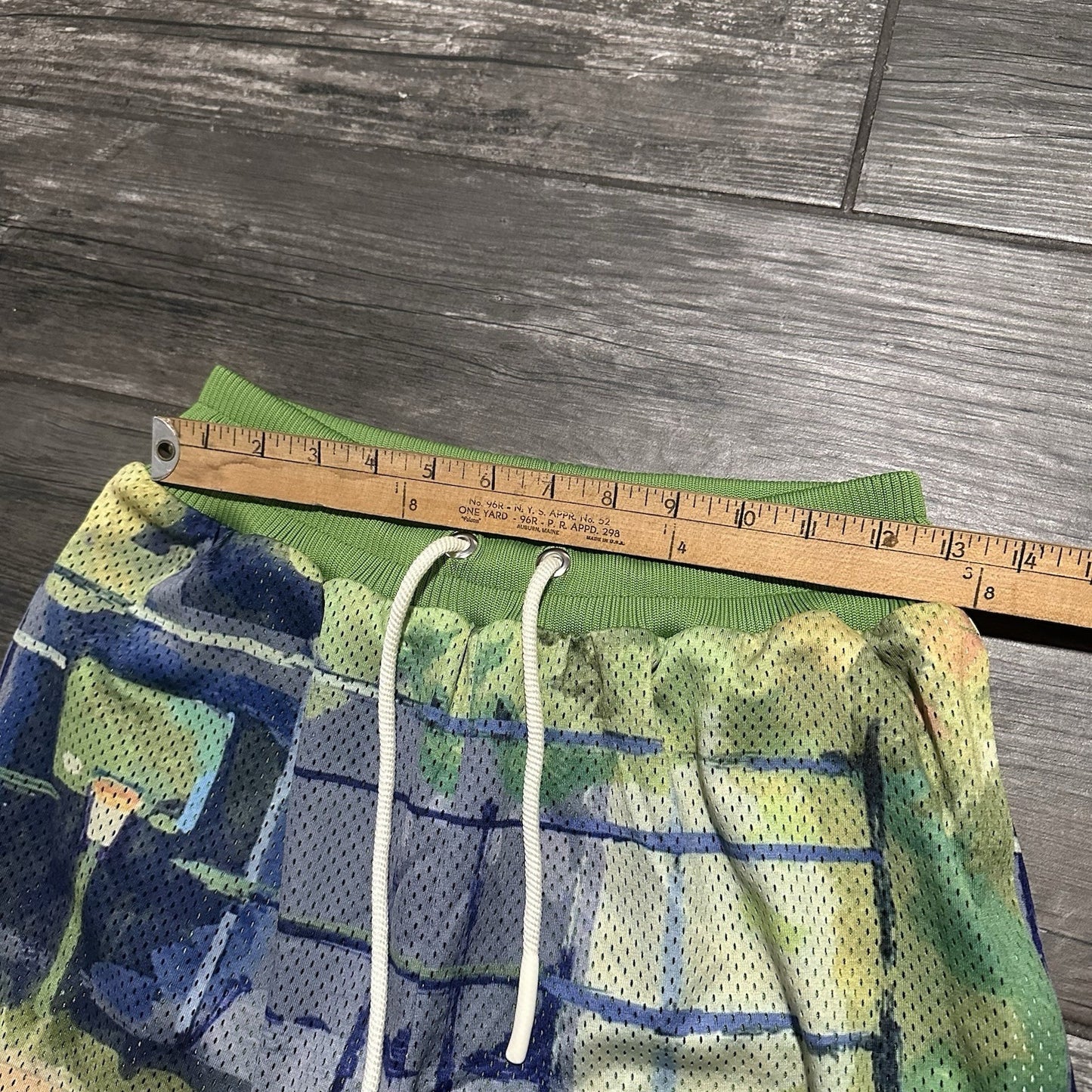 NIKE DRI-FIT 5" AOP ALL OVER PRINT MESH BASKETBALL SHORTS MULTICOLOR SZ S CITY Yesterday's Fits Clothing Fashion Vintage Streetwear Fashion Item