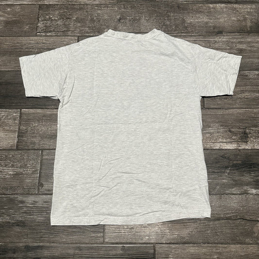 VTG 90s STURGIS MOTORCYCLE RALLY GREY T-SHIRT SHORT SLEEVE SOUTH DAKOTA SZ L Yesterday's Fits Clothing Fashion Vintage Streetwear Fashion Item