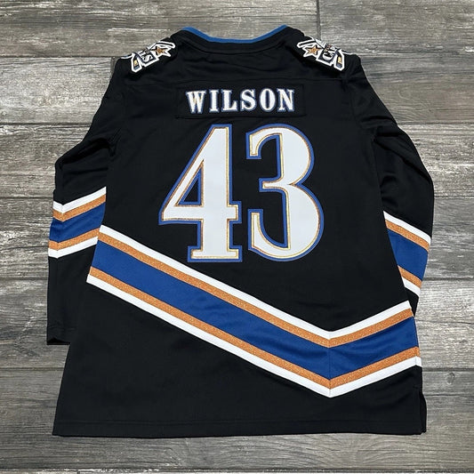 NWT FANATICS WASHINGTON CAPITALS BLACK HOCKEY JERSEY TOM WILSON SZ L NEW Yesterday's Fits Clothing Fashion Vintage Streetwear Fashion Item