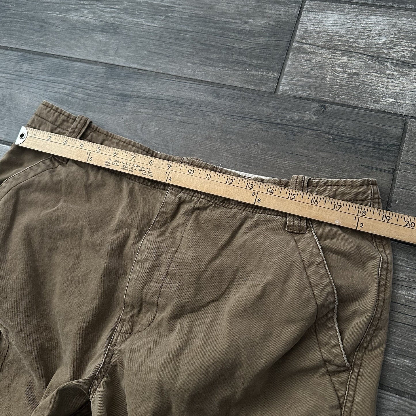 VTG Y2K AEROPOSTALE AERO CARGO BAGGY BROWN PANTS MEASURES 36x32 PARATROOPER Yesterday's Fits Clothing Fashion Vintage Streetwear Fashion Item