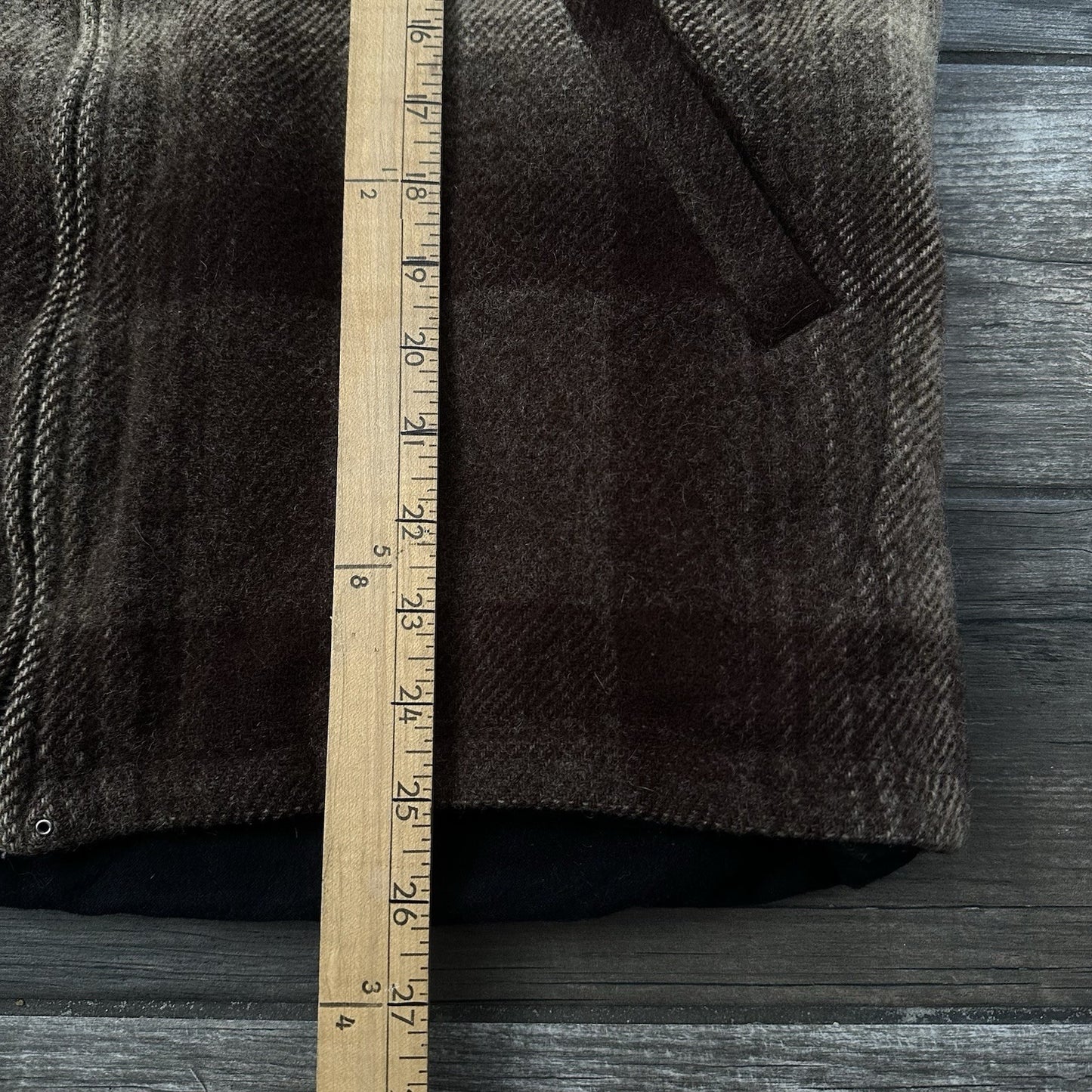 VTG POLO SPORT SPORTSMAN RALPH LAUREN PLAID WOOL BROWN COAT JACKET SHADOW SZ L Yesterday's Fits Clothing Fashion Vintage Streetwear Fashion Item