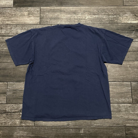 VTG Y2K CSA BOSTON RED SOX NAVY BLUE BASEBALL T-SHIRT XL MLB 2006 HELMET BALL Yesterday's Fits Clothing Fashion Vintage Streetwear Fashion Item