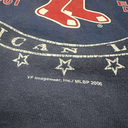 VTG Y2K CSA BOSTON RED SOX NAVY BLUE BASEBALL T-SHIRT XL MLB 2006 HELMET BALL Yesterday's Fits Clothing Fashion Vintage Streetwear Fashion Item