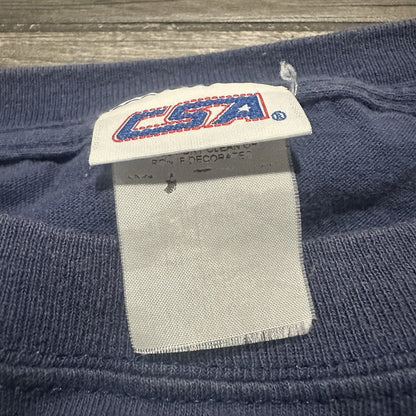 VTG Y2K CSA BOSTON RED SOX NAVY BLUE BASEBALL T-SHIRT XL MLB 2006 HELMET BALL Yesterday's Fits Clothing Fashion Vintage Streetwear Fashion Item