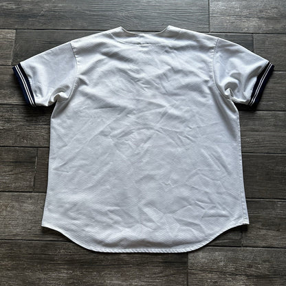 VTG 90s MAJESTIC NEW YORK NY YANKEES WHITE BASEBALL JERSEY PLAIN NO NAME SZ 2XL Yesterday's Fits Clothing Fashion Vintage Streetwear Fashion Item