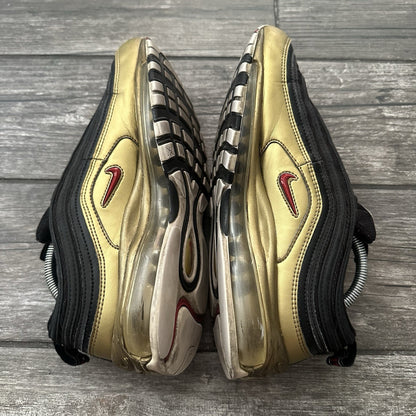 NIKE AIR MAX 97 QS B-SIDES METALLIC GOLD AT5458-002 SZ 9.5 SNEAKERS NO BOX Yesterday's Fits Clothing Fashion Vintage Streetwear Fashion Item