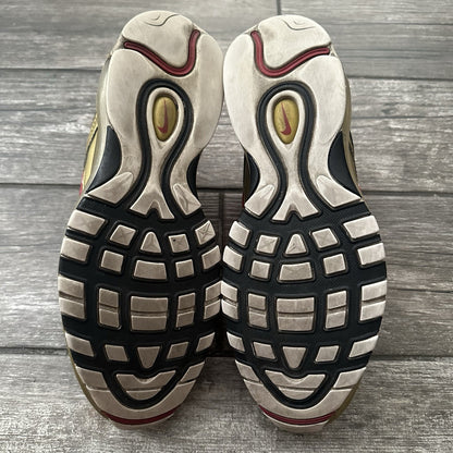 NIKE AIR MAX 97 QS B-SIDES METALLIC GOLD AT5458-002 SZ 9.5 SNEAKERS NO BOX Yesterday's Fits Clothing Fashion Vintage Streetwear Fashion Item