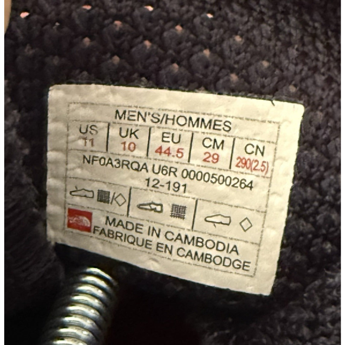 THE NORTH FACE SESTRIERE MID NAVY BLUE SZ 11 MEN'S SNEAKERS SHOES HIKING Yesterday's Fits Clothing Fashion Vintage Streetwear Fashion Item
