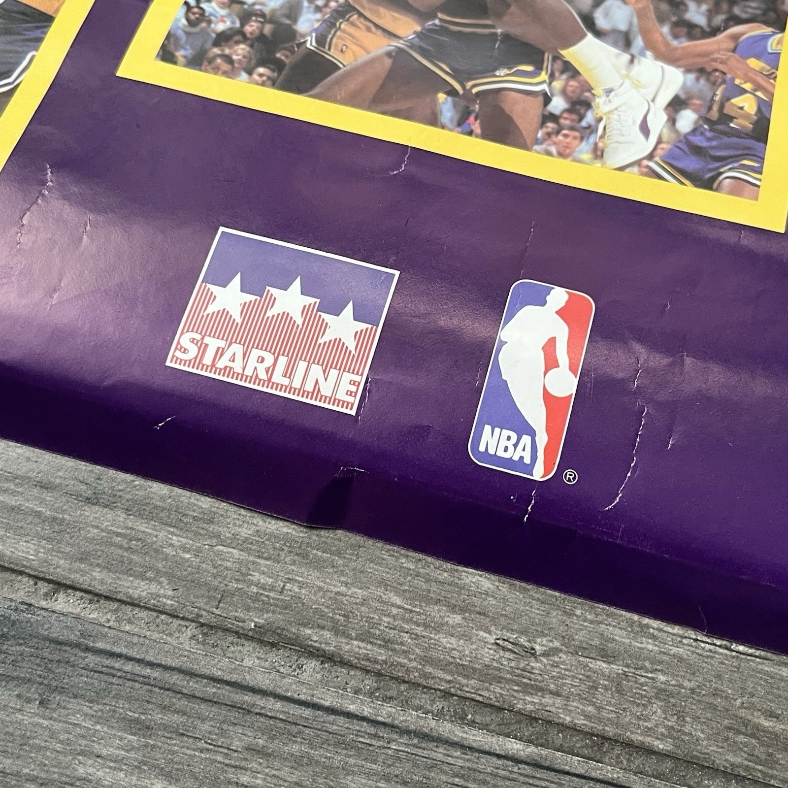 VTG 1988 STARLINE LOS ANGELES LAKERS BASKETBALL POSTER MAGIC KAREEM 22X34 PO5 Yesterday's Fits Clothing Fashion Vintage Streetwear Fashion Item