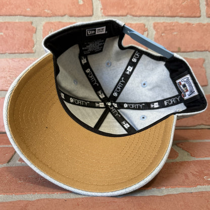 NEW ERA SAN DIEGO PADRES DENIM SNAPBACK BASEBALL BLUE HAT STADIUM PATCH TAN Yesterday's Fits Clothing Fashion Vintage Streetwear Fashion Item