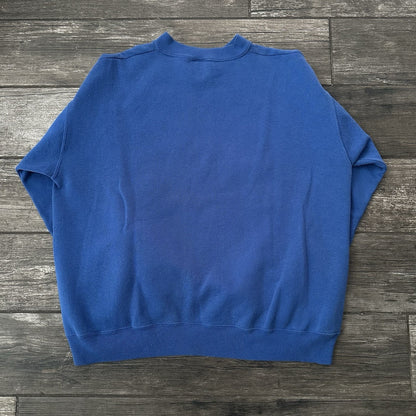 VTG BUFFALO BILLS AFC CHAMPS SUPER BOWL XXVII BLUE SWEATSHIRT FOOTBALL SZ L Yesterday's Fits Clothing Fashion Vintage Streetwear Fashion Item