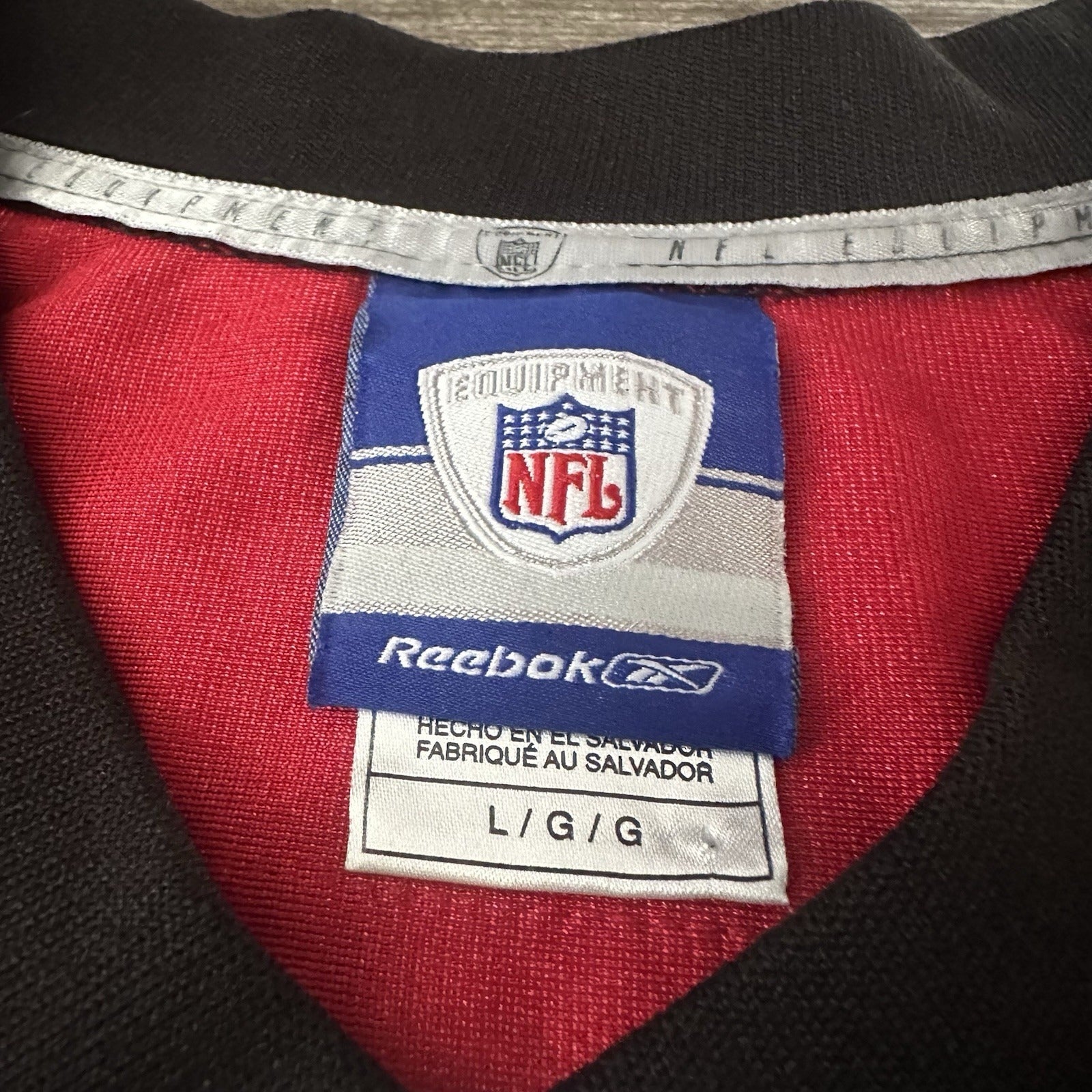 Y2K REEBOK TAMPA BAY BUCCANEERS CARNELL WILLIAMS RED FOOTBALL JERSEY SZ L Yesterday's Fits Clothing Fashion Vintage Streetwear Fashion Item