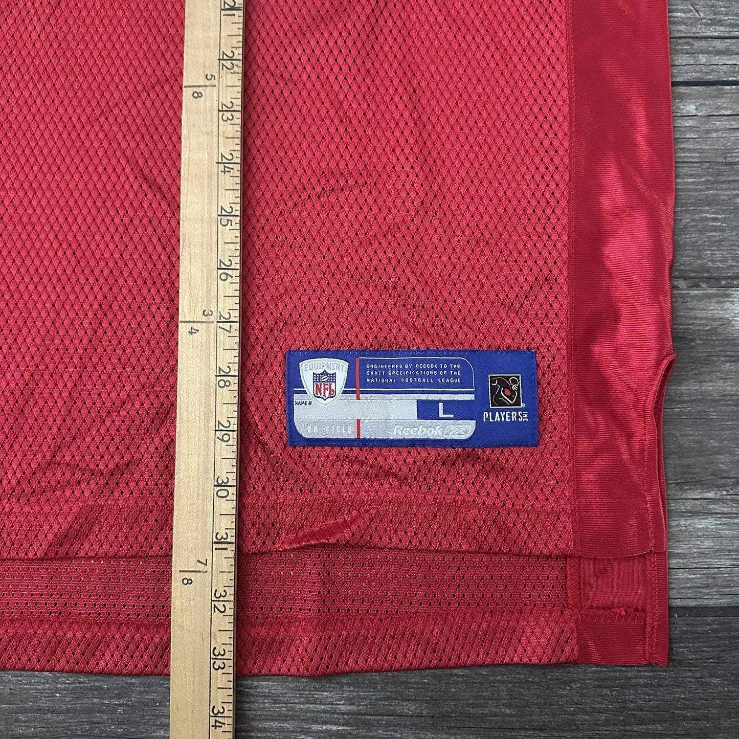 Y2K REEBOK TAMPA BAY BUCCANEERS CARNELL WILLIAMS RED FOOTBALL JERSEY SZ L Yesterday's Fits Clothing Fashion Vintage Streetwear Fashion Item