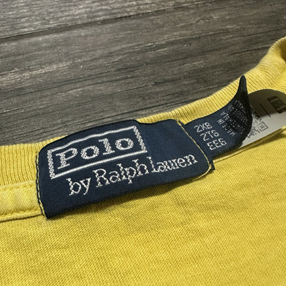 POLO RALPH LAUREN EMBROIDERED PARROT YELLOW T-SHIRT 2XL-BIG 2XB Yesterday's Fits Clothing Fashion Vintage Streetwear Fashion Item