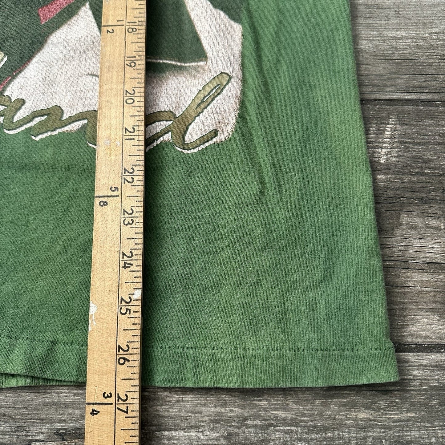 VTG 90s TY ENGLAND COUNTRY MUSIC FADED DISTRESSED GREEN T-SHIRT TEE SZ M Yesterday's Fits Clothing Fashion Vintage Streetwear Fashion Item