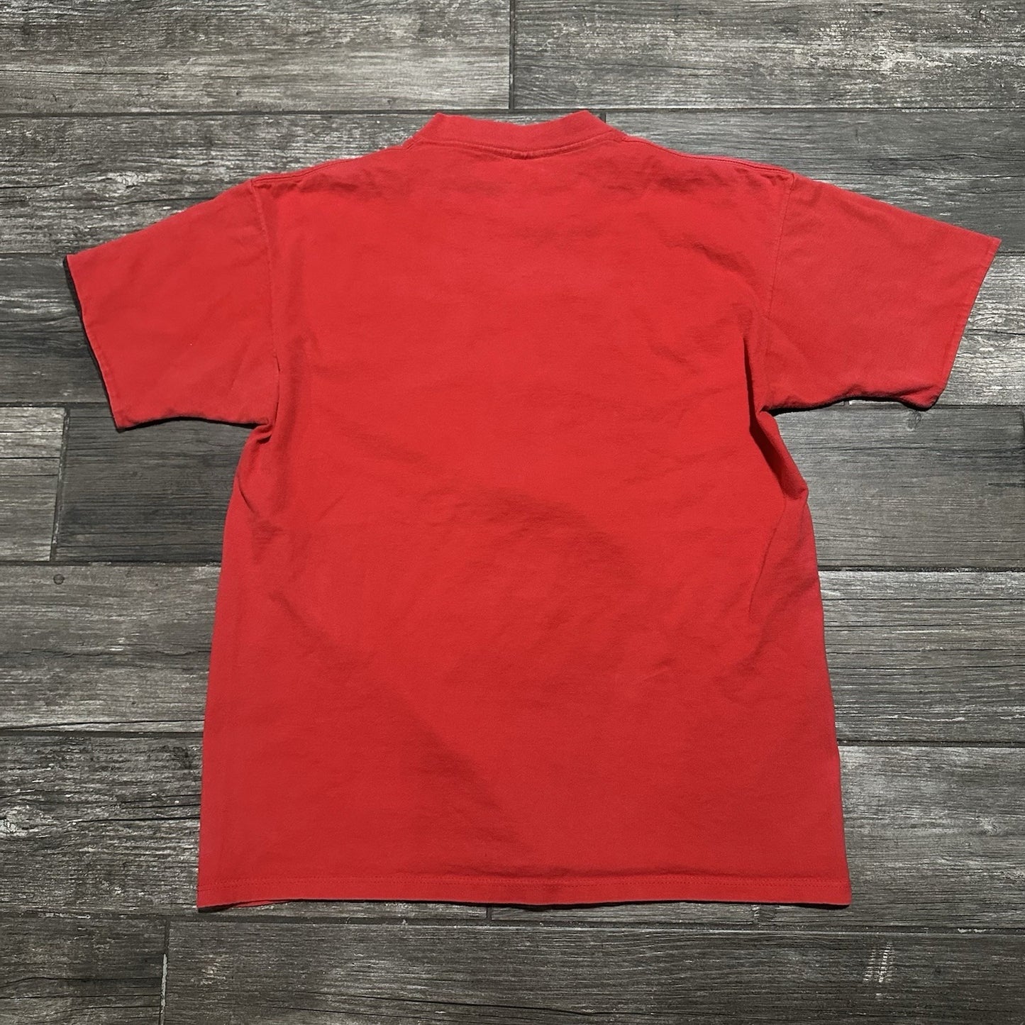 VTG 90s DISNEY MICKEY MOUSE RED T-SHIRT FADED FADER PROMO SHORT SLEEVE SZ XL Yesterday's Fits Clothing Fashion Vintage Streetwear Fashion Item
