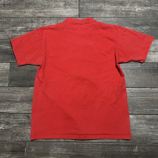 VTG 90s DISNEY MICKEY MOUSE RED T-SHIRT FADED FADER PROMO SHORT SLEEVE SZ XL Yesterday's Fits Clothing Fashion Vintage Streetwear Fashion Item