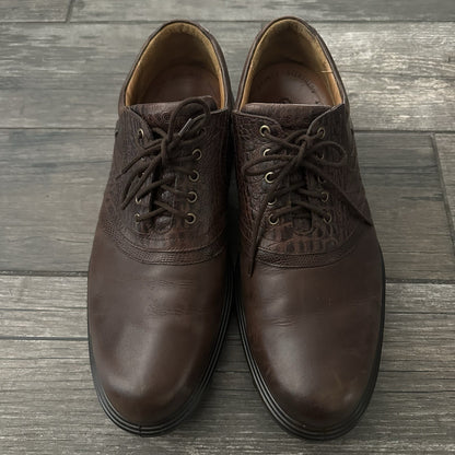 ECCO BROWN LEATHER GOLF SHOES SZ 45 NO BOX ATHLETIC SNEAKERS Yesterday's Fits Clothing Fashion Vintage Streetwear Fashion Item