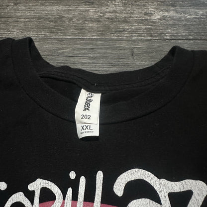 Y2K GORILLAZ GROUP BLACK PROMO MUSIC CONCERT T-SHIRT GRAPHIC SZ 2XL Yesterday's Fits Clothing Fashion Vintage Streetwear Fashion Item