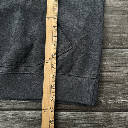 Y2K NIKE FOOTBALL PULLOVER GREY WORKOUT HOODIE SWEATSHIRT SZ M CENTER SWOOSH Yesterday's Fits Clothing Fashion Vintage Streetwear Fashion Item