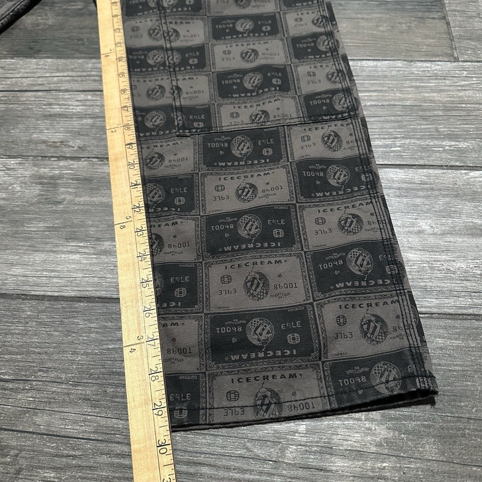 NWT $205 ICECREAM CHARGE DOUBLE KNEE ALL OVER PRINT CARPENTER PANTS 34x32 AOP Yesterday's Fits Clothing Fashion Vintage Streetwear Fashion Item