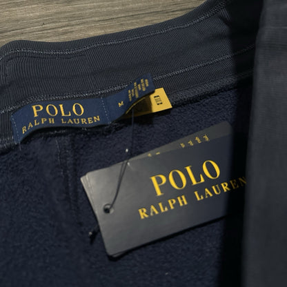 NWT POLO RALPH LAUREN P-WING ATHL DEV 67 BLUE YELLOW ATHLETIC SWEAT SHORTS SZ M Yesterday's Fits Clothing Fashion Vintage Streetwear Fashion Item