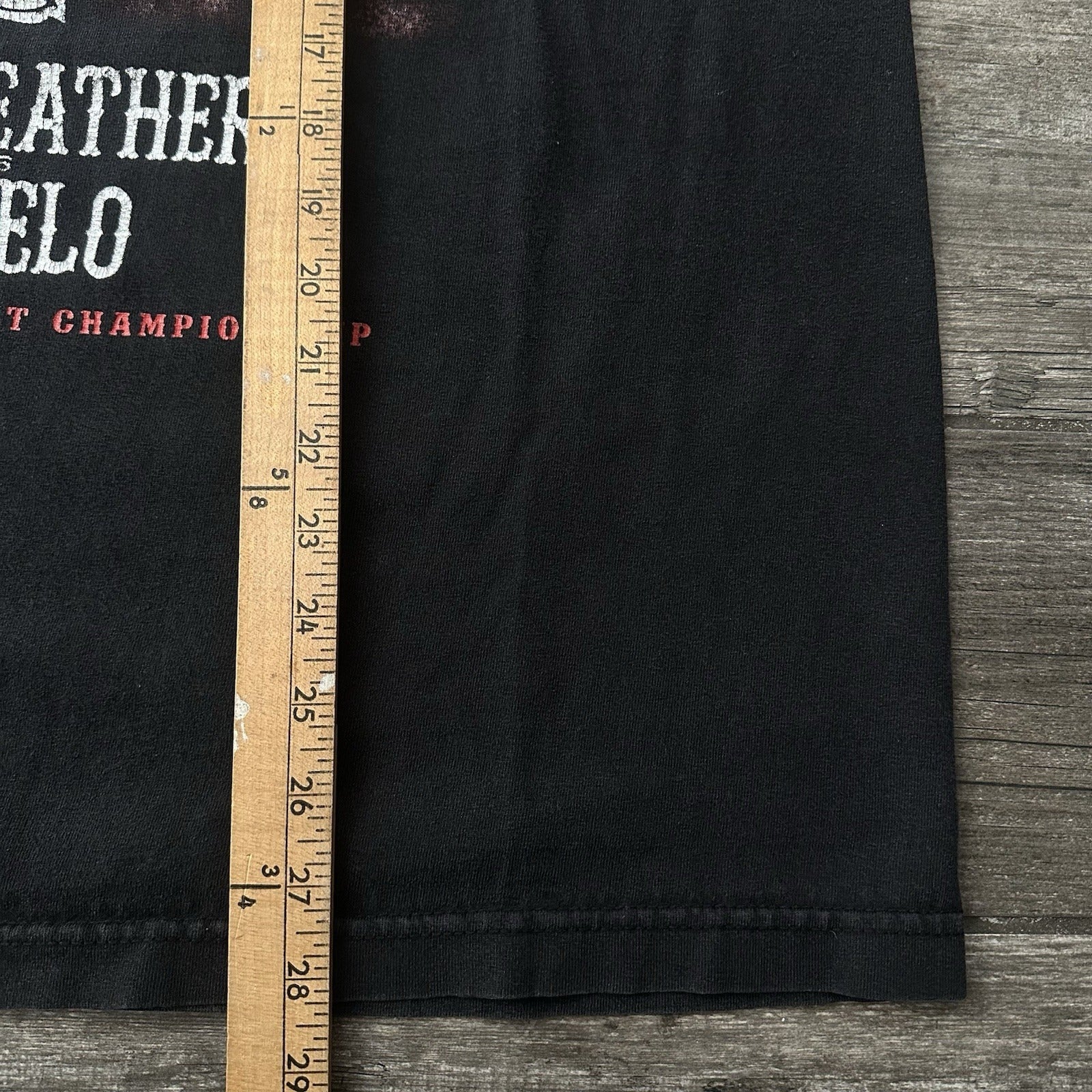 RARE 2013 FLOYD MAYWEATHER CANELO BOXING BLACK T-SHIRT LOT TEE XL CHAMPIONSHIP Yesterday's Fits Clothing Fashion Vintage Streetwear Fashion Item