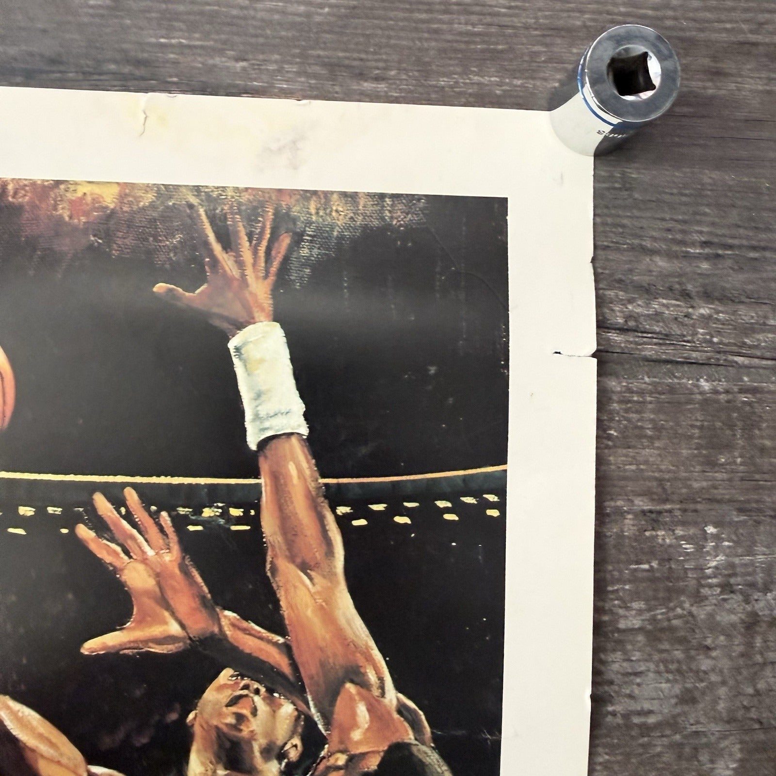 VTG '92 ORLANDO MAGIC SHAQUILLE O'NEAL ANGELO MARINO SIGNED LITHO POSTER /50 PO1 Yesterday's Fits Clothing Fashion Vintage Streetwear Fashion Item