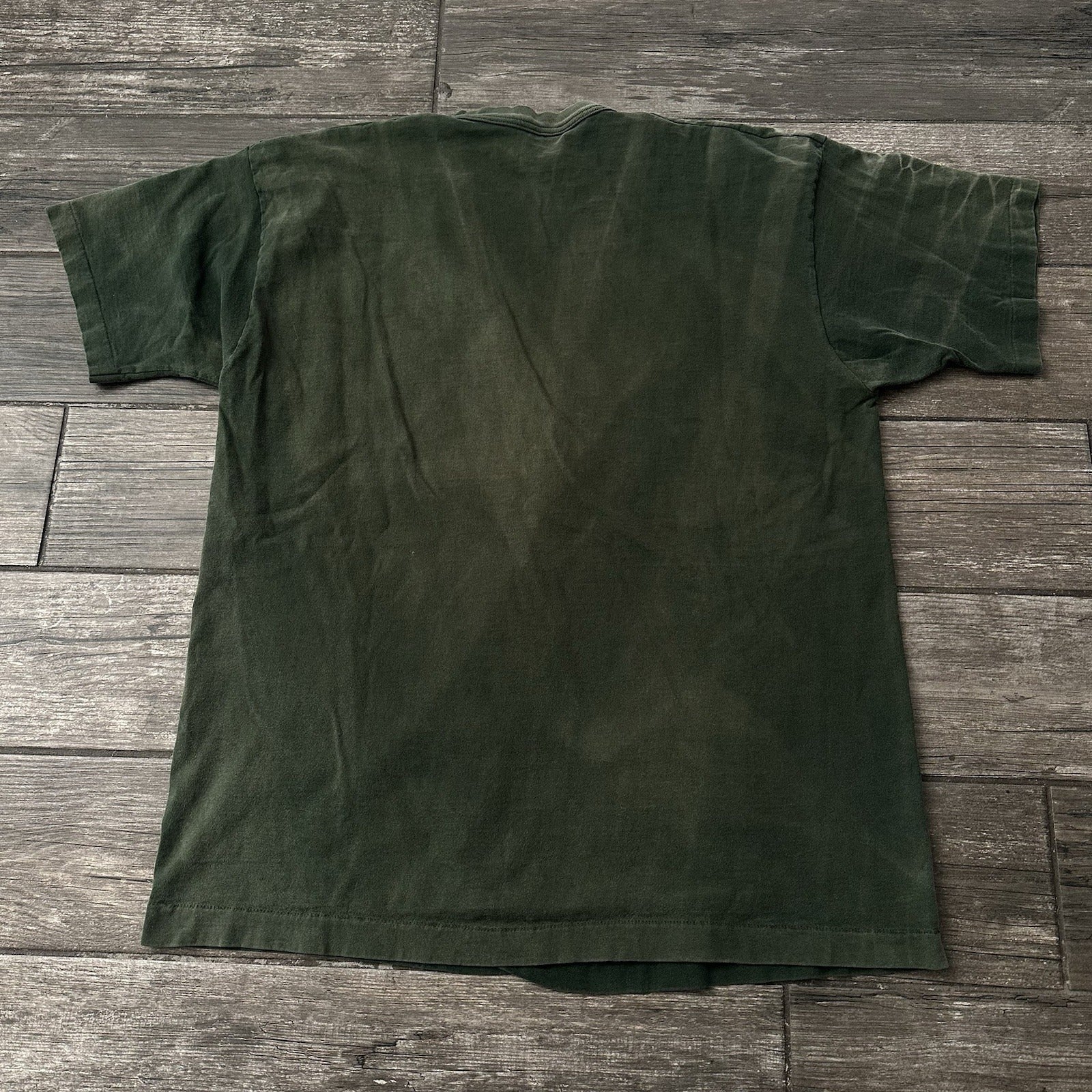 VTG SAN JOSE SABERCATS GREEN FADED DISTRESSED T-SHIRT TEE SZ XXL ARENA FOOTBALL Yesterday's Fits Clothing Fashion Vintage Streetwear Fashion Item