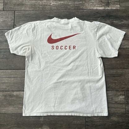 VTG 1998 USA SOCCER COACHING EDUCATION WHITE T-SHIRT US NATIONAL TEAM SZ L Yesterday's Fits Clothing Fashion Vintage Streetwear Fashion Item