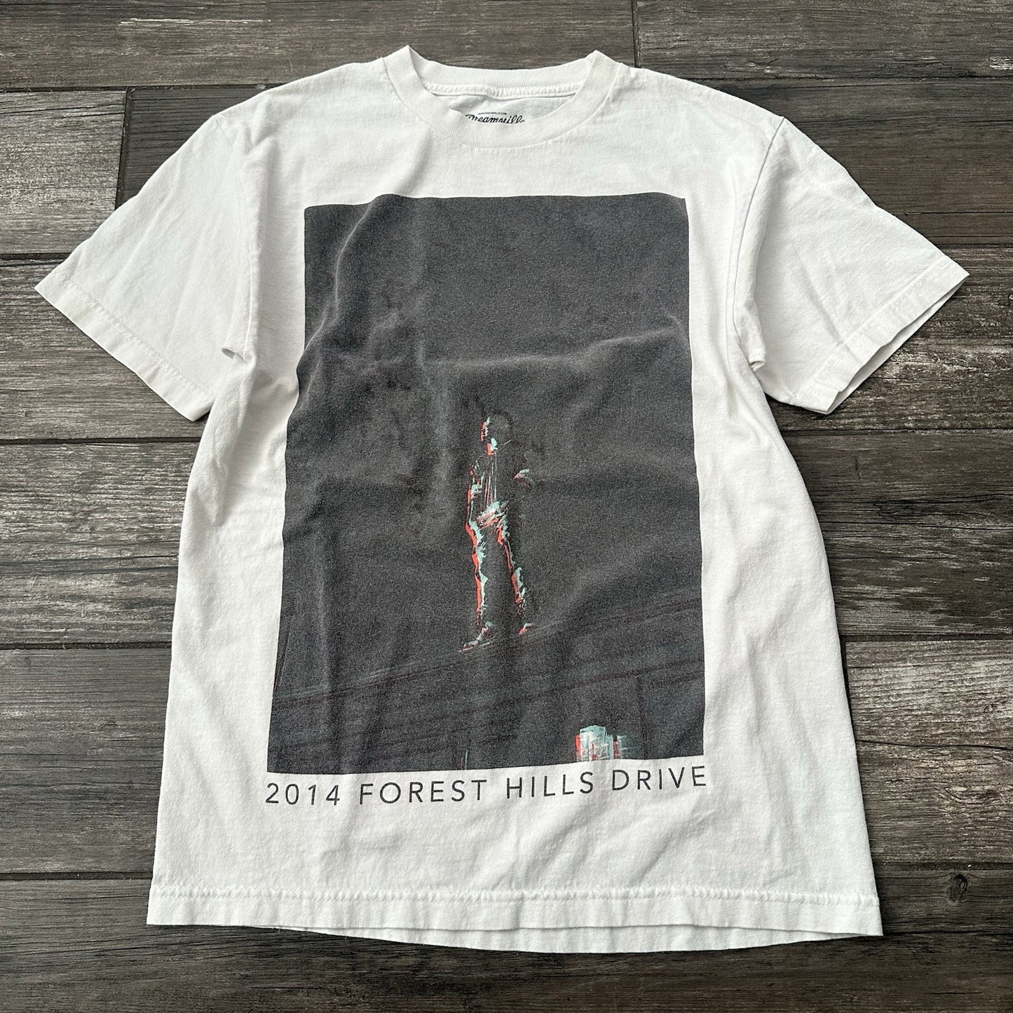 2014 J COLE FOREST HILLS DR TOUR WHITE CONCERT T-SHIRT TEE SZ M DREAMVILLE Yesterday's Fits Clothing Fashion Vintage Streetwear Fashion Item