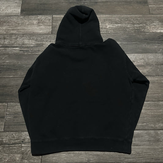 Y2K SPITFIRE SKATE HOODIE SWEATSHIRT BLACK RED PULLOVER FADED DISTRESSED SZ M Yesterday's Fits Clothing Fashion Vintage Streetwear Fashion Item
