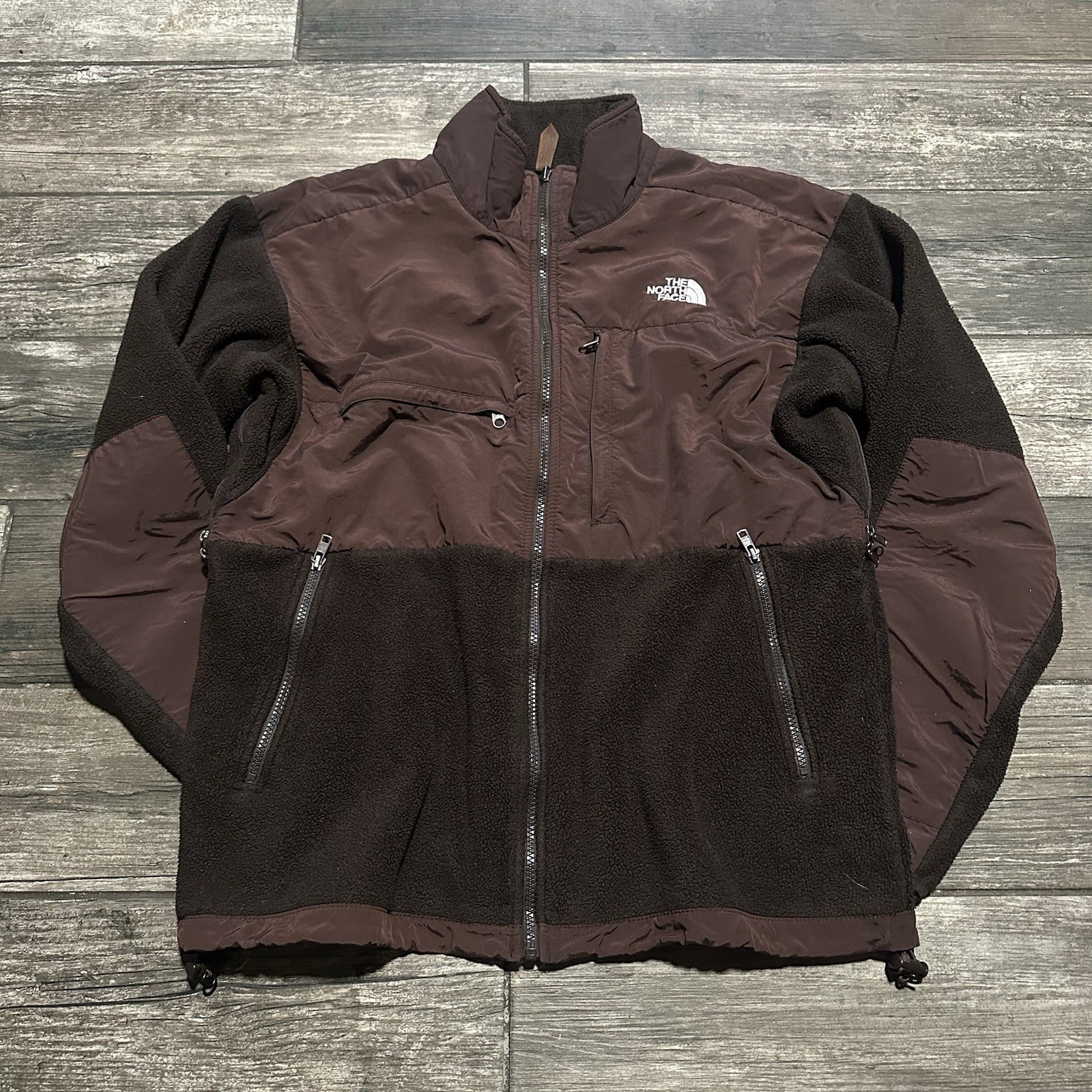 Y2K THE NORTH FACE BROWN DENALI ZIP UP SHERPA JACKET SZ MEN'S L WINTER Yesterday's Fits Clothing Fashion Vintage Streetwear Fashion Item