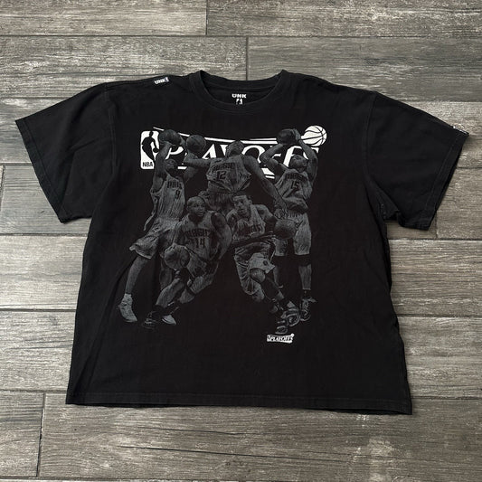 2009-10 ORLANDO MAGIC NBA PLAYOFFS ROSTER T-SHIRT BLACK XXL HOWARD NELSON BARNES Yesterday's Fits Clothing Fashion Vintage Streetwear Fashion Item