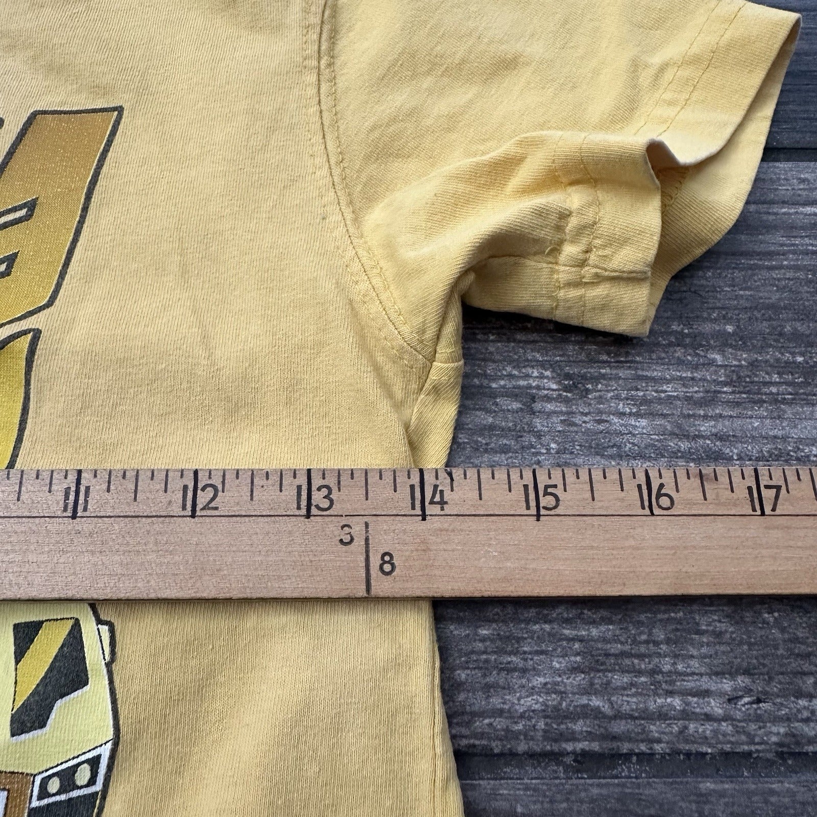 VTG TRANSFORMERS ANIMATED YELLOW YOUTH T-SHIRT SZ S SMALL OPTIMUS PRIME Yesterday's Fits Clothing Fashion Vintage Streetwear Fashion Item