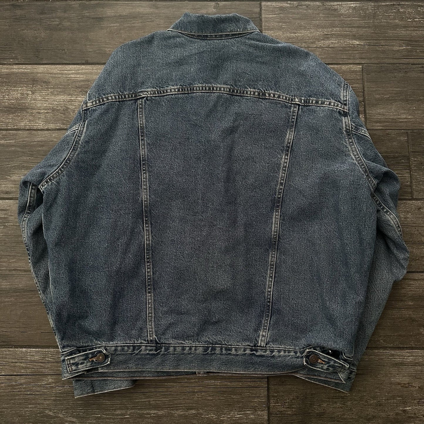 VTG LEVI'S FLANNEL LINED BLUE DENIM TRUCKER JACKET COAT 70614 0389 SZ XL Levi's Clothing Fashion Vintage Streetwear Fashion Item