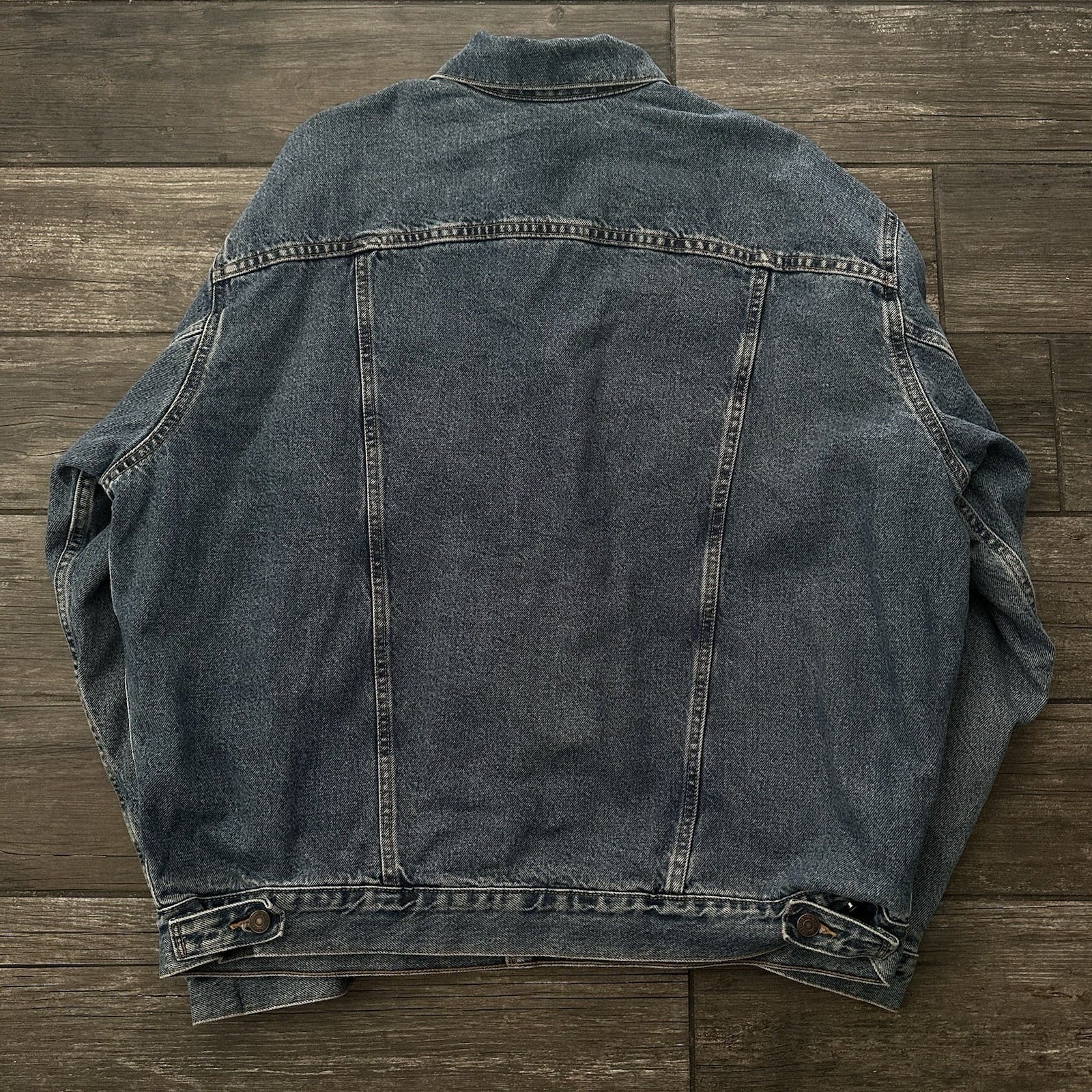 VTG LEVI'S FLANNEL LINED BLUE DENIM TRUCKER JACKET COAT 70614 0389 SZ XL Levi's Clothing Fashion Vintage Streetwear Fashion Item
