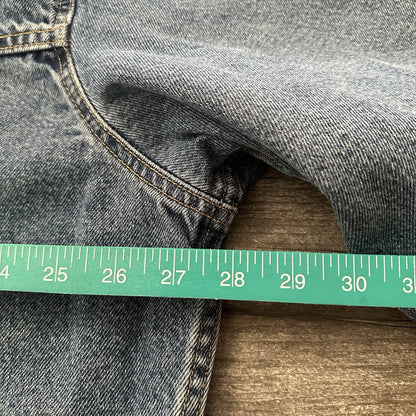 VTG LEVI'S FLANNEL LINED BLUE DENIM TRUCKER JACKET COAT 70614 0389 SZ XL Levi's Clothing Fashion Vintage Streetwear Fashion Item
