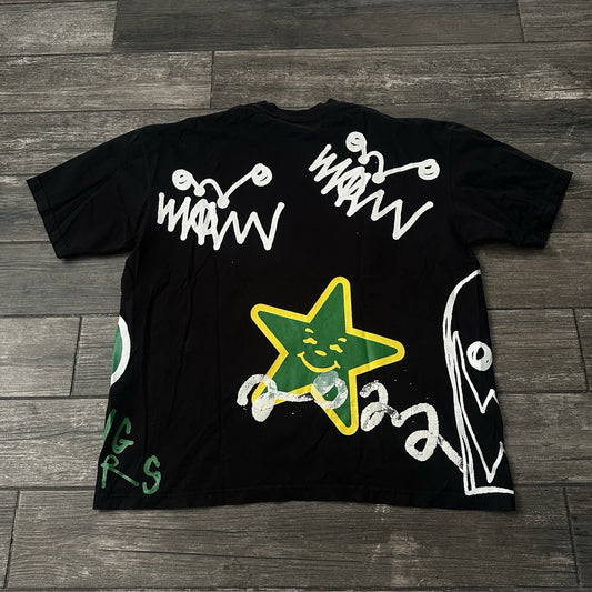 ASSPIZZA 730 HALLOWEEN 2022 BLACK T-SHIRT TEE XXL PUMPKIN HEAD JACKOLANTERN Yesterday's Fits Clothing Fashion Vintage Streetwear Fashion Item