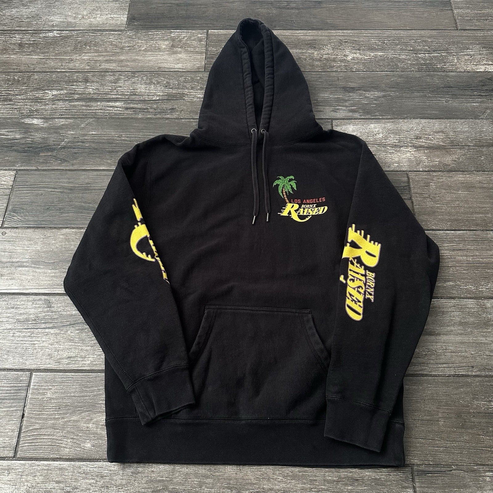 BORN X RAISED LOS ANGELES LAKERS EL BARTO BART SIMPSON BLACK HOODIE BASKETBALL L Yesterday's Fits Clothing Fashion Vintage Streetwear Fashion Item